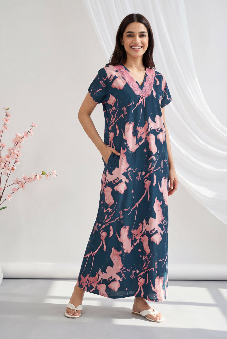 Marble Arch - Cotton Lounge Night Gown
