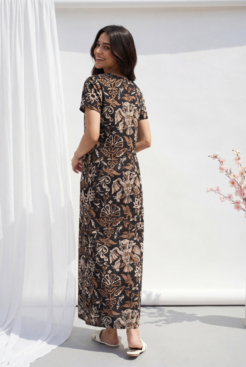 The Indie Print - Cotton Lounge Night Gown