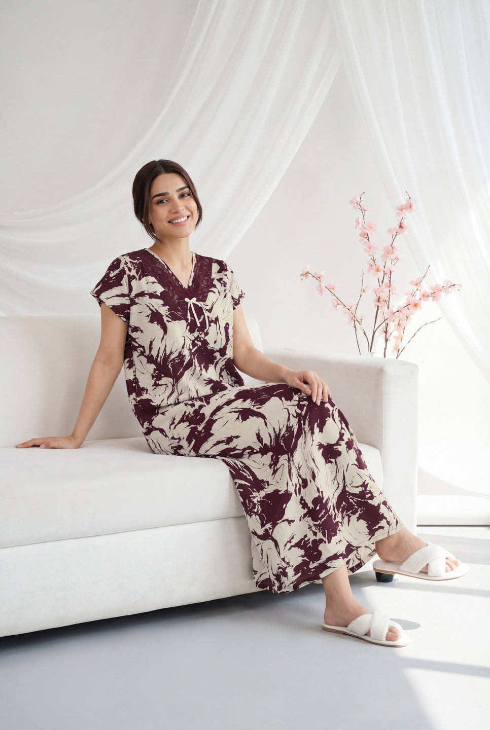 Island Girl - Cotton Lounge Night Gown