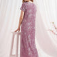 Silver Blush - Cotton Lounge Night Gown