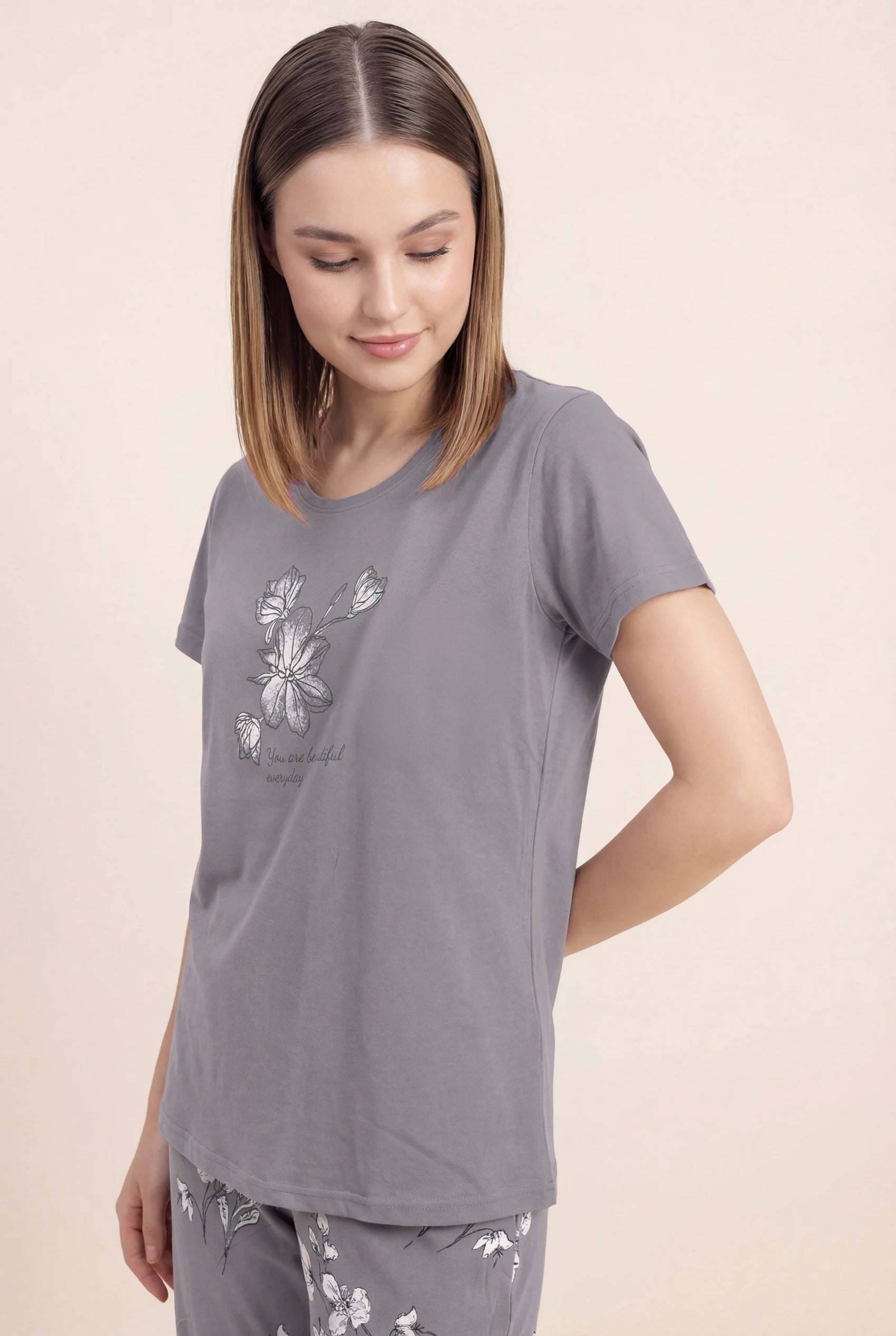 Beautiful Inside Out - Cotton Lounge Night Suit