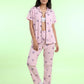Pink Peony - Cotton Lounge Night Suit