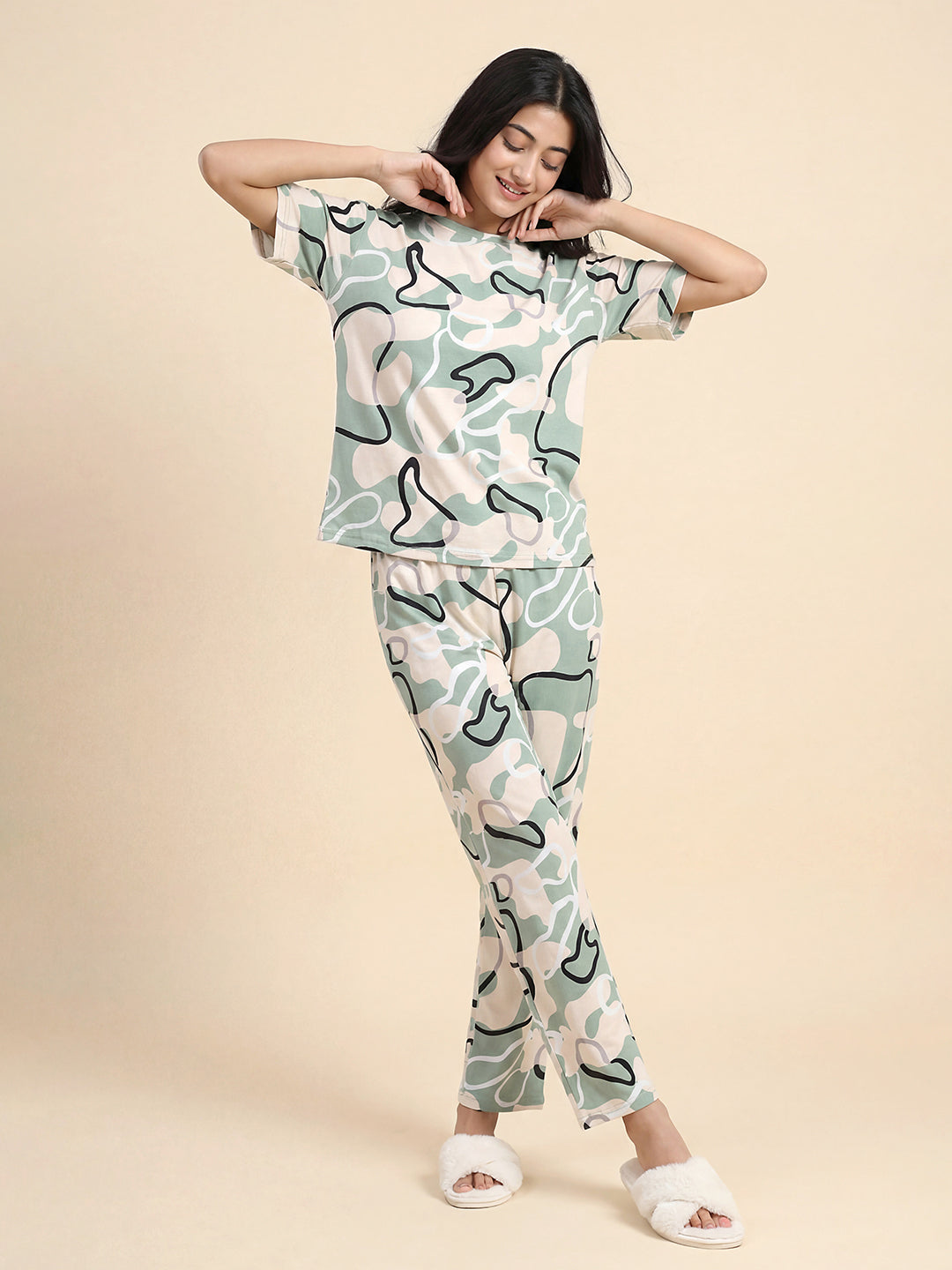 Soft Motion - Cotton Lounge Night Suit