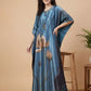 Lotus Lagoon – Satin Kaftan Nightgown