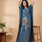 Lotus Lagoon – Satin Kaftan Nightgown