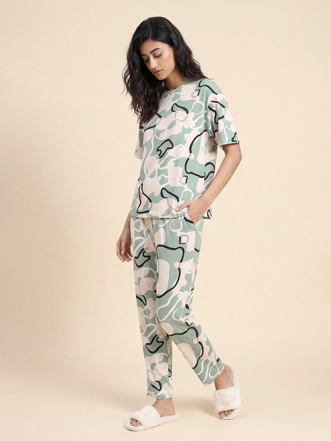 Soft Motion - Cotton Lounge Night Suit