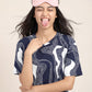 Ocean Flow - Cotton Lounge Night Suit