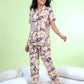 Lavender Drift – Cotton Lounge Night Suit
