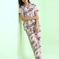 Lavender Drift – Cotton Lounge Night Suit