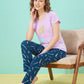 Flower Glow - Cotton Lounge Night Suit