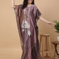 Lotus Lagoon – Satin Kaftan Nightgown