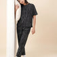 Midnight Echo - Cotton Lounge Night Suit