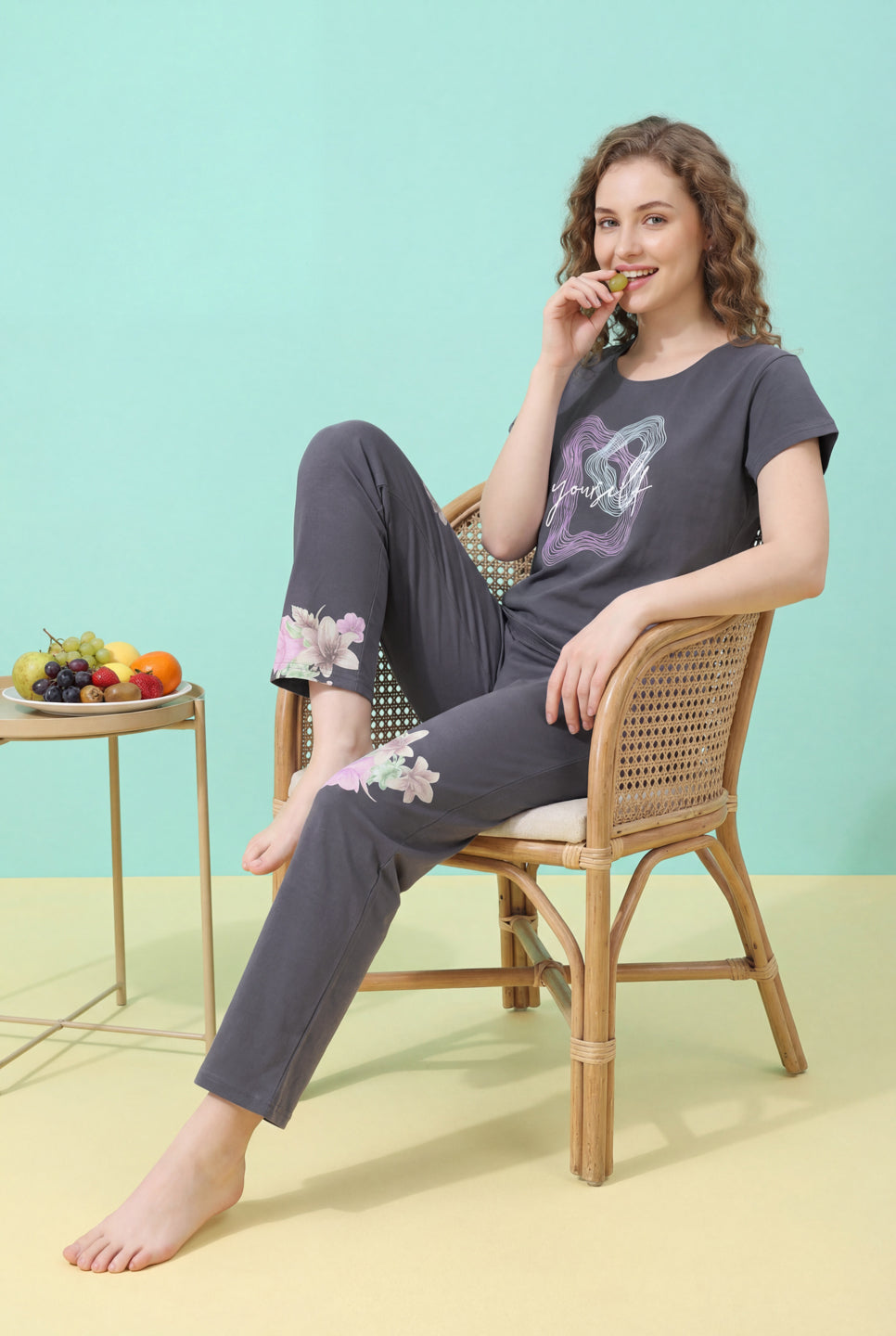 Be Yourself - Cotton Lounge Night Suit