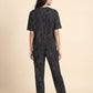 Midnight Echo - Cotton Lounge Night Suit