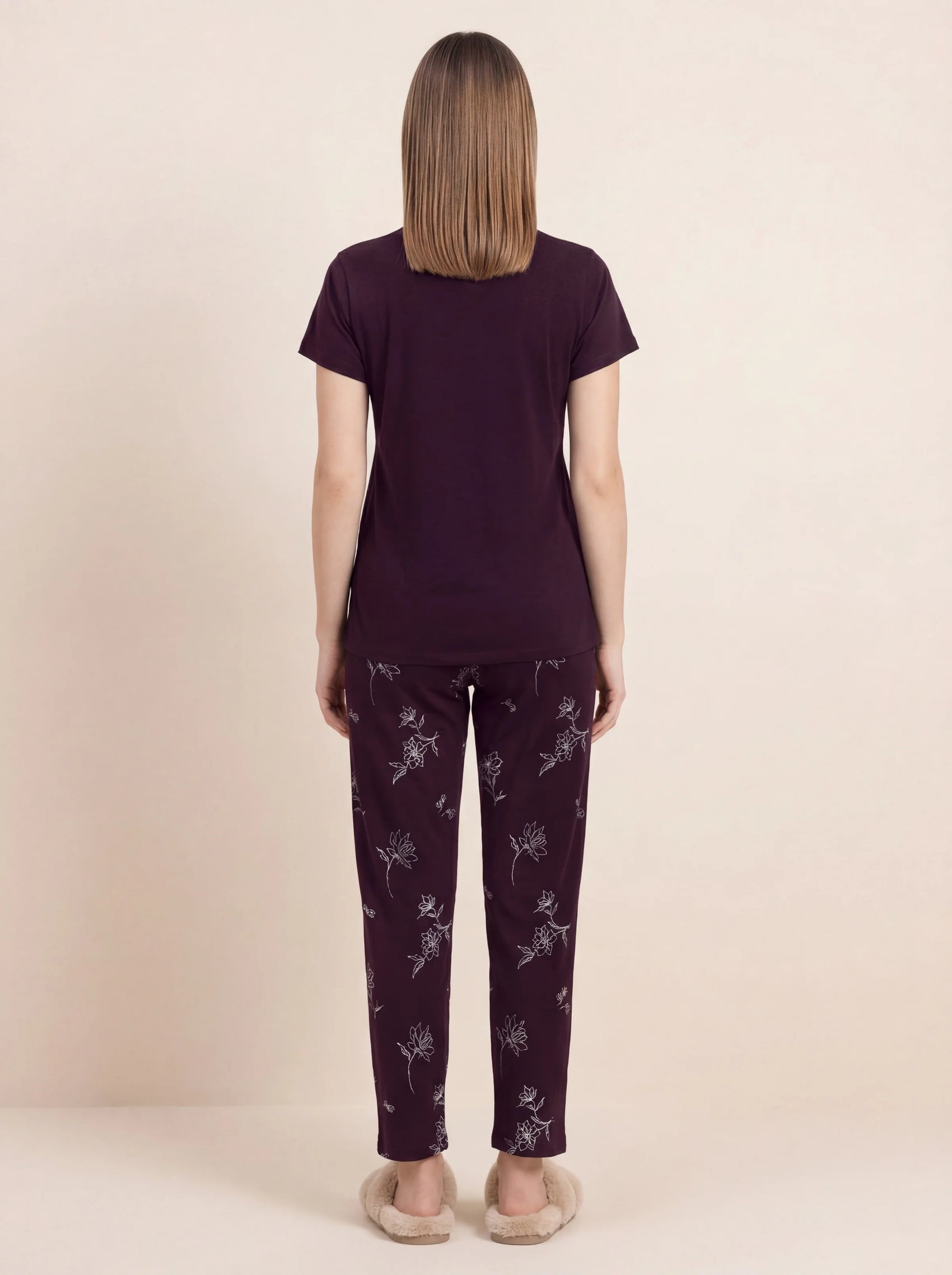 Box of flower - Cotton Lounge Night Suit