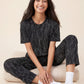 Midnight Echo - Cotton Lounge Night Suit