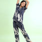 Midnight Wave -Cotton Lounge Night Suit