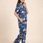Bloom Drift - Cotton Lounge Night Suit