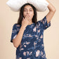 Bloom Drift - Cotton Lounge Night Suit