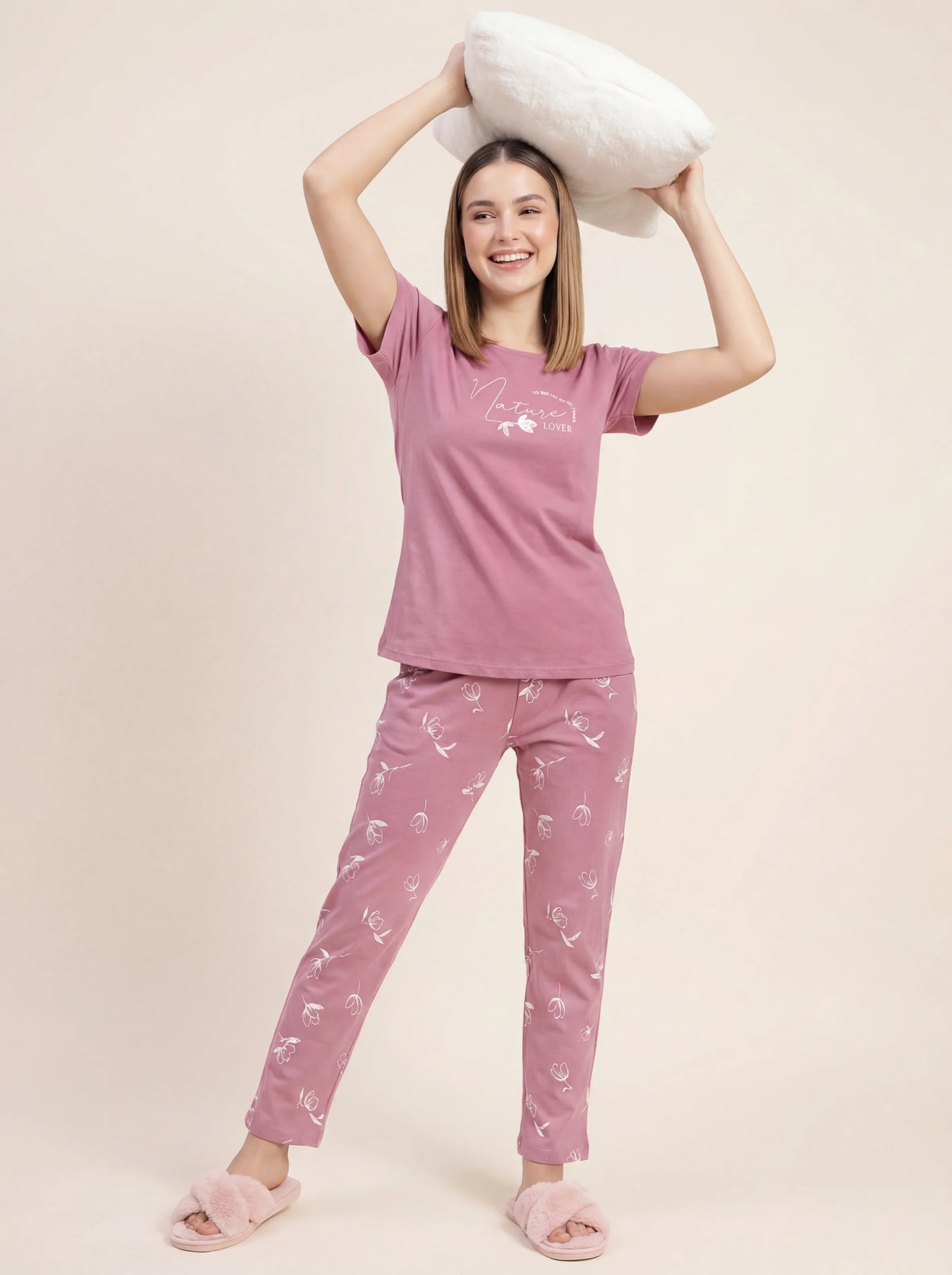 Nature Lover - Cotton Lounge Night Suit