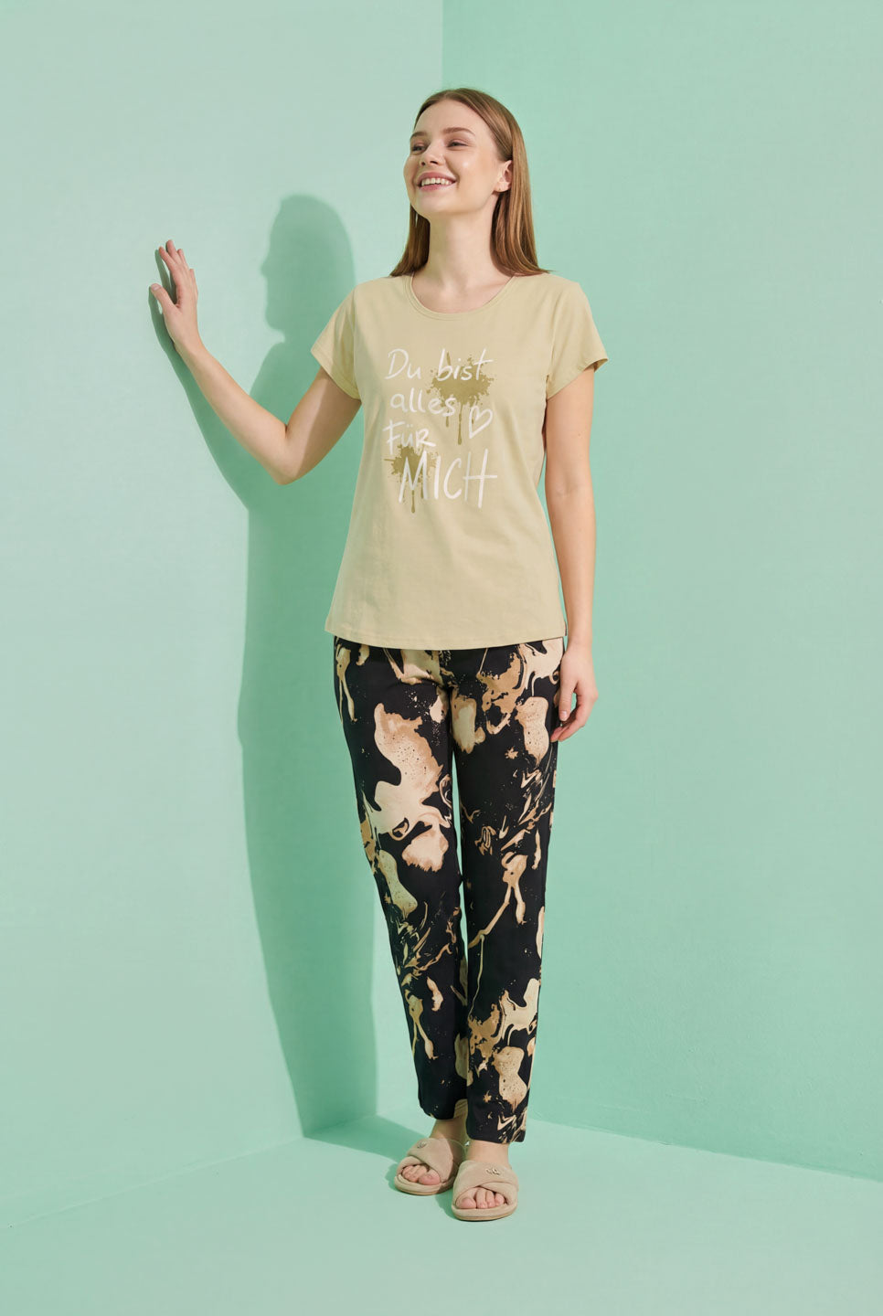 You are Everything -  Cotton Lounge Night Suit