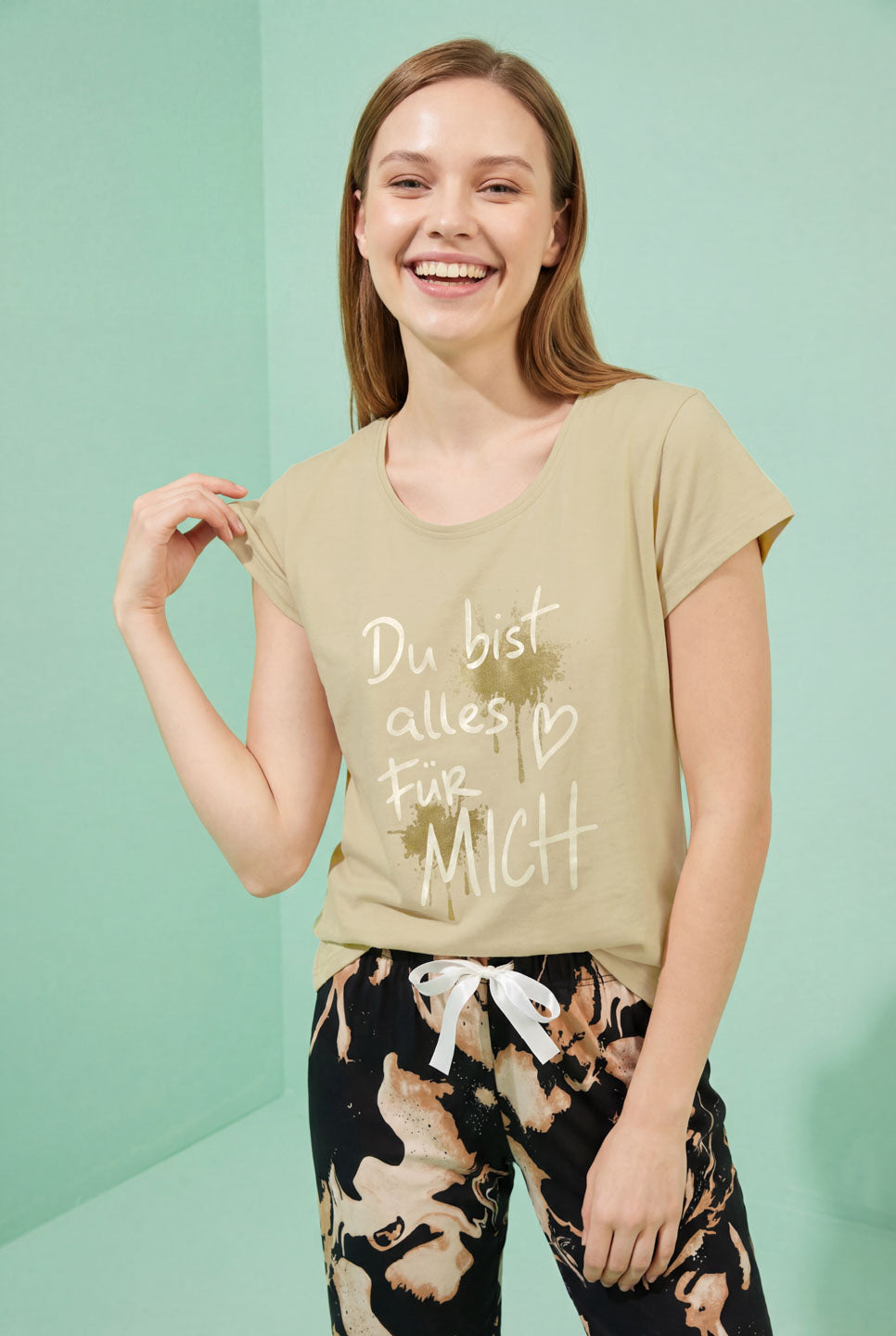 You are Everything -  Cotton Lounge Night Suit