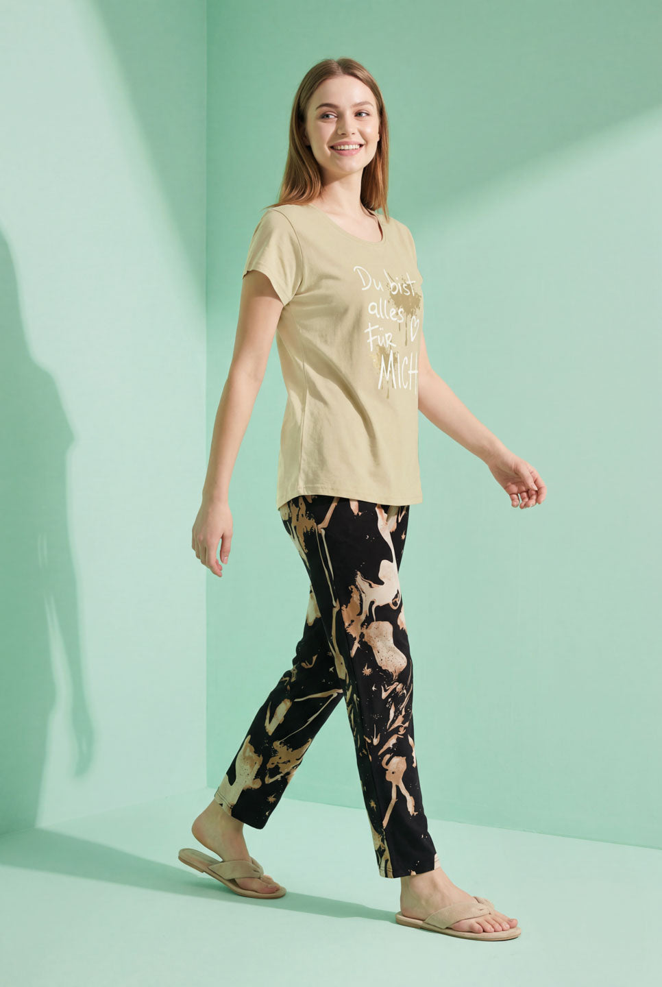 You are Everything -  Cotton Lounge Night Suit