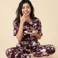 Bloom Drift - Cotton Lounge Night Suit