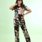 Noir Blossom – Cotton Lounge Night Suit