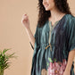 Emerald Haven Satin Kaftan Nightgown
