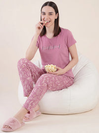 Just Be Kind - Cotton Lounge Night Suit