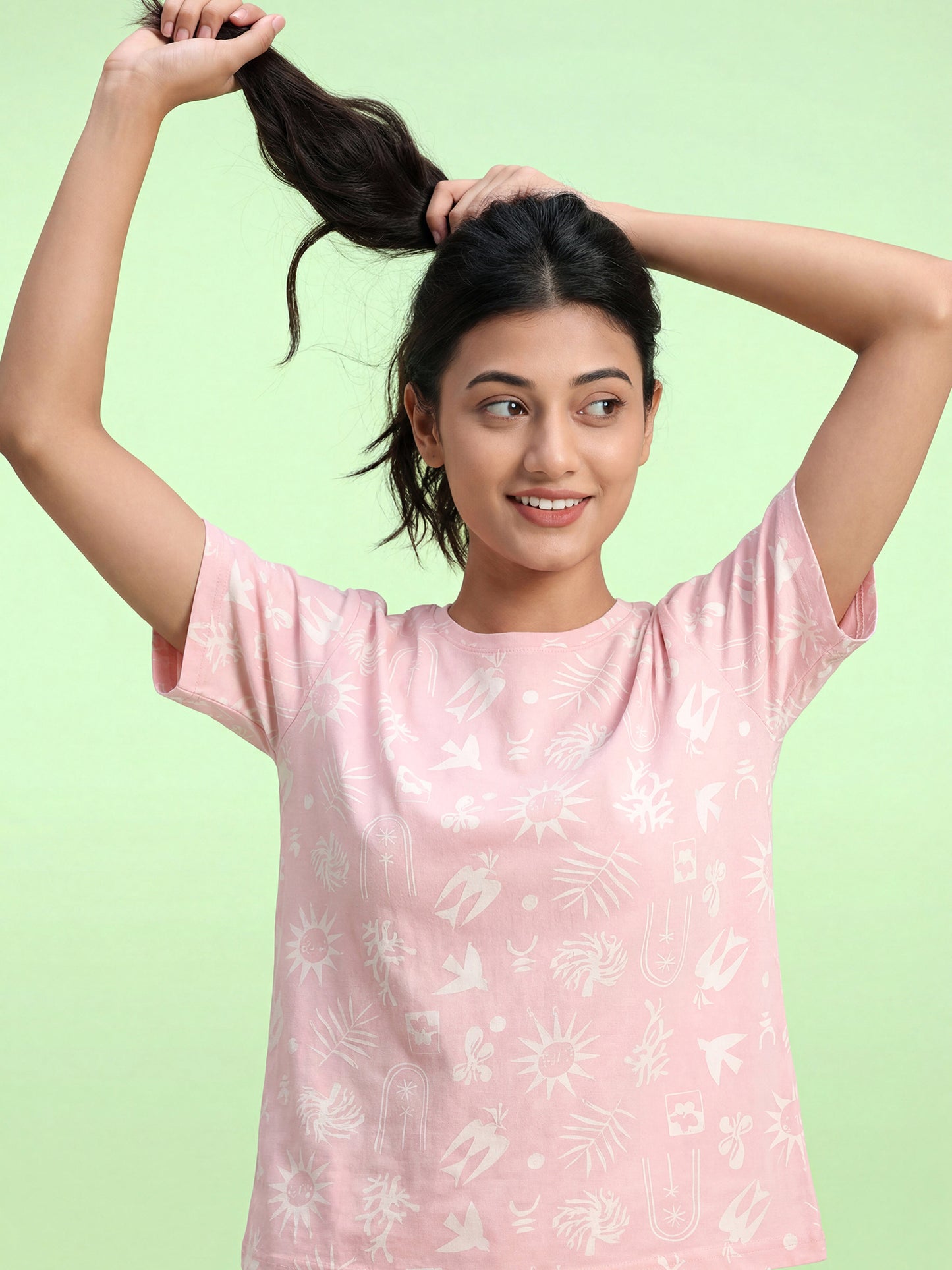 Blush Daydream - Cotton Lounge Night Suit