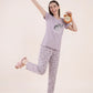 Flower Shadow - Cotton Lounge Night Suit