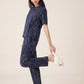 Midnight Echo - Cotton Lounge Night Suit