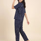 Midnight Echo - Cotton Lounge Night Suit