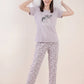 Flower Shadow - Cotton Lounge Night Suit