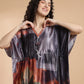 Floral Reverie Satin Kaftan Nightgown