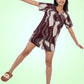 Crimson Wave – Cotton Lounge Night Suit