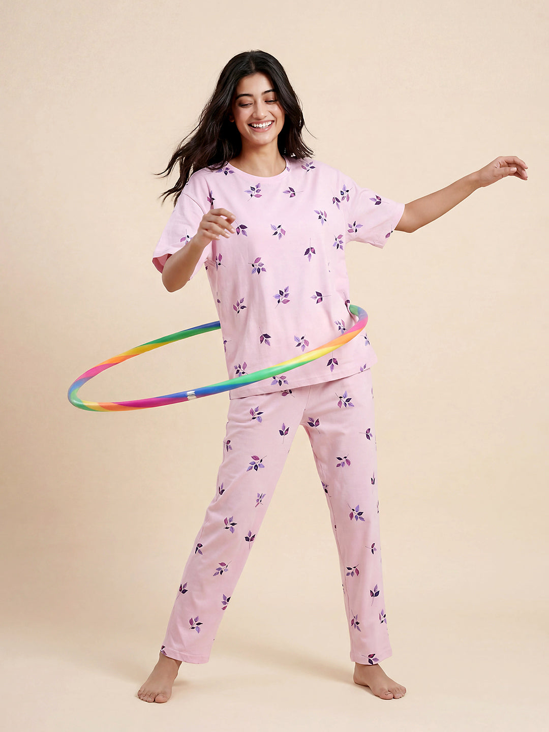 Wild Garden - Cotton Lounge Night Suit