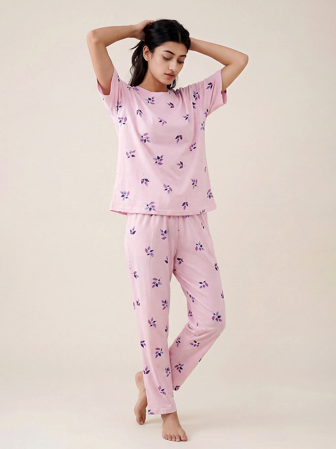 Wild Garden - Cotton Lounge Night Suit