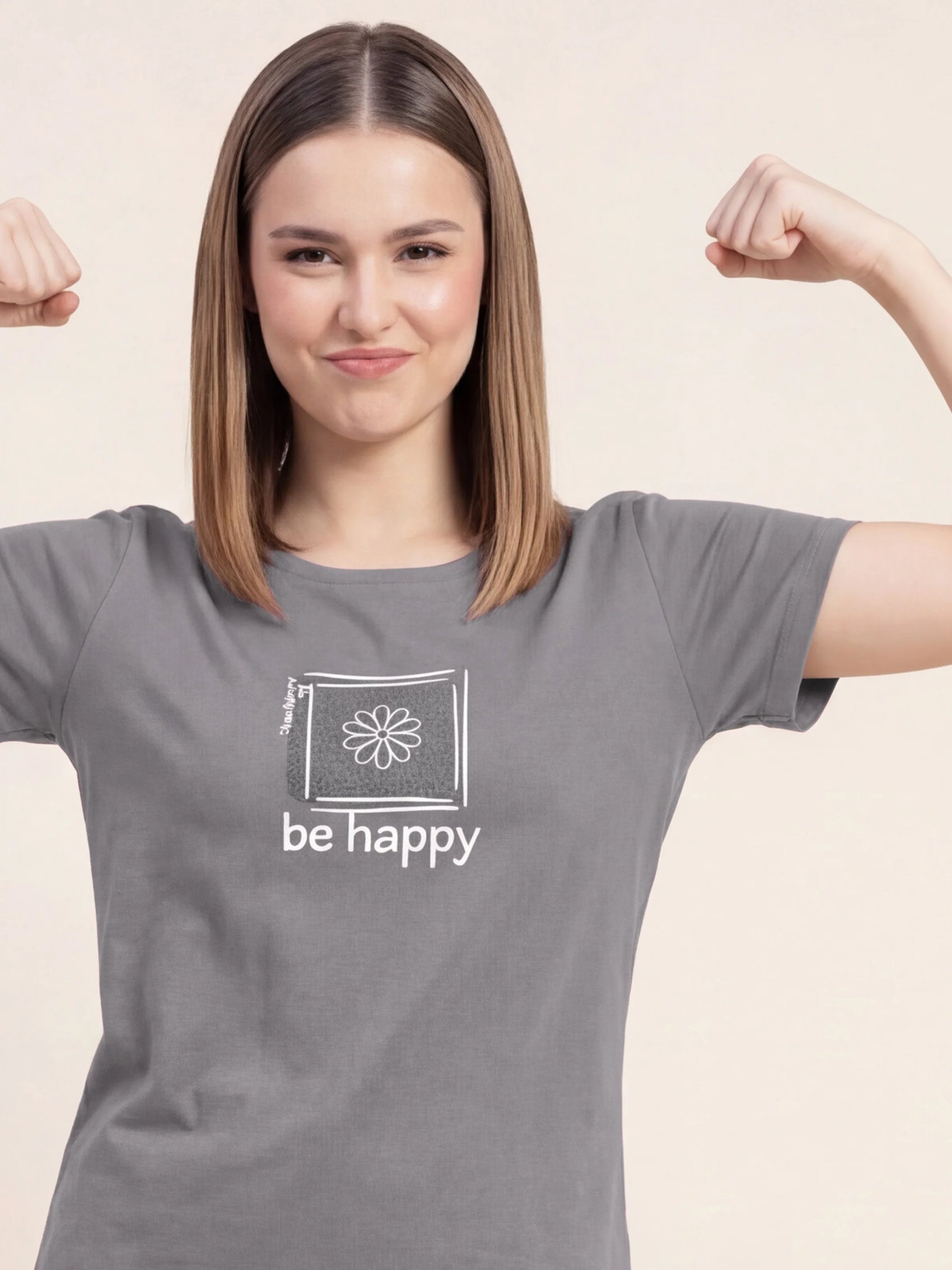 Be Happy - Cotton Lounge Night Suit
