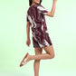 Crimson Wave – Cotton Lounge Night Suit