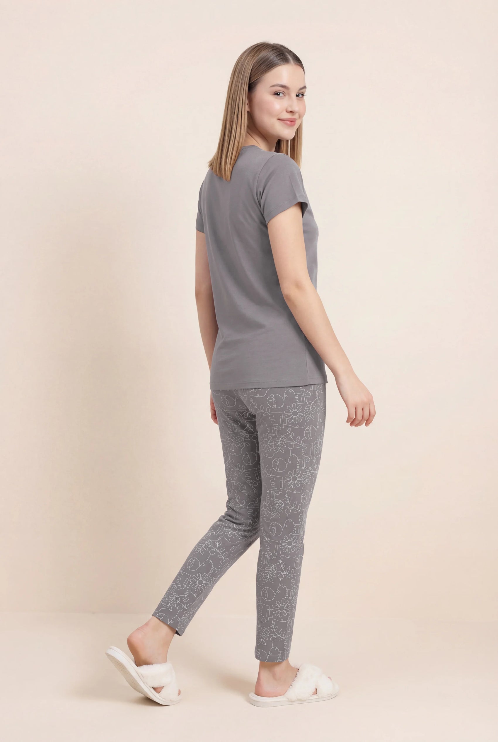 Be Happy - Cotton Lounge Night Suit