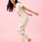 Cherry Mist - Cotton Lounge Night Suit