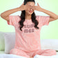 Summer Wave - Cotton Lounge Night Suit