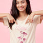 Cherry Mist - Cotton Lounge Night Suit