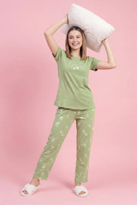 Nature Lover - Cotton Lounge Night Suit
