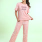 Summer Wave - Cotton Lounge Night Suit