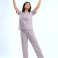 Citrus Whim - Cotton Lounge Night Suit