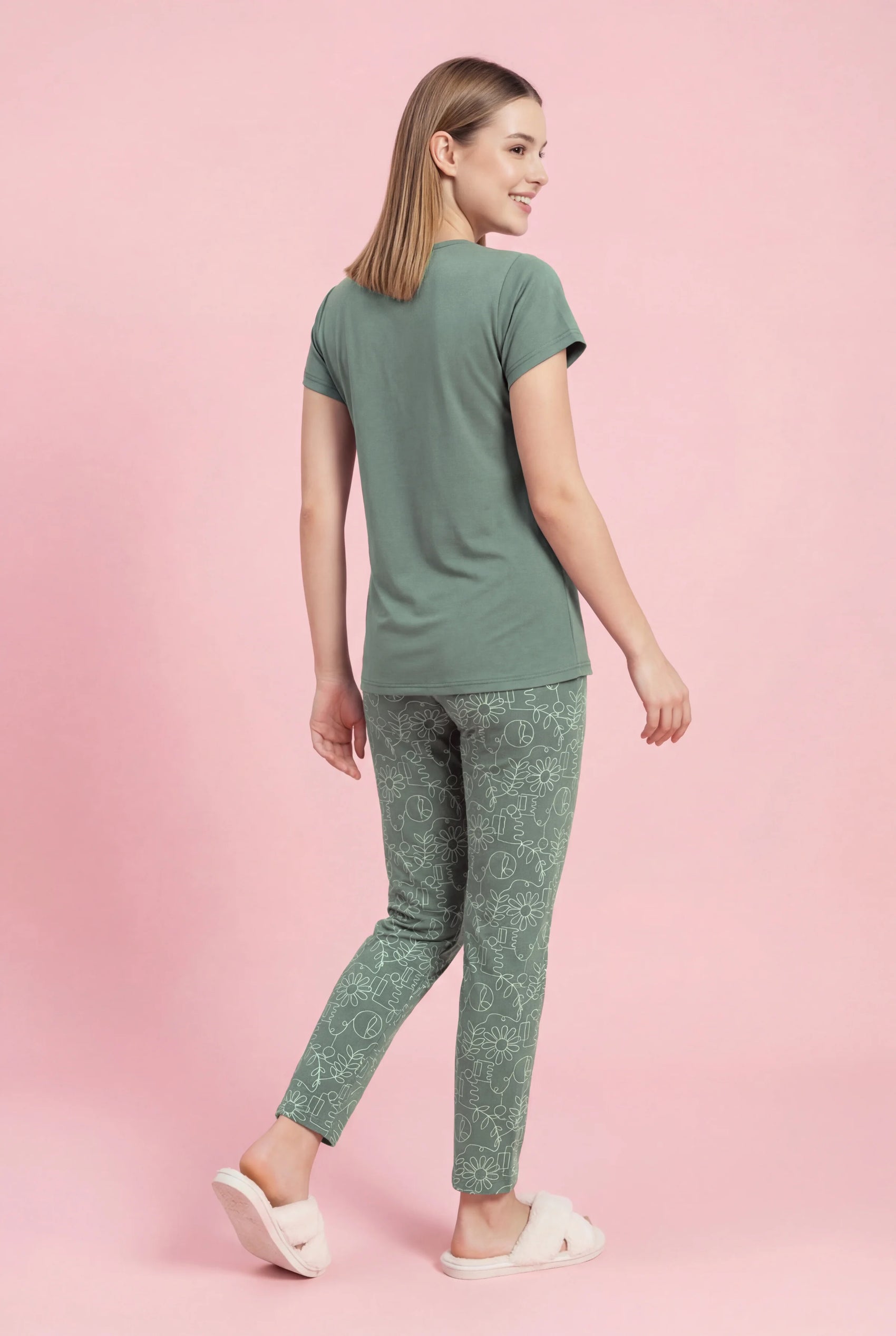 Be Happy - Cotton Lounge Night Suit